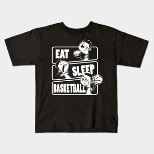 Eat Sleep Basketball - Basketball players gift graphic Kids T-Shirt